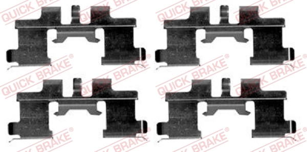 Accessory Kit, disc brake pad